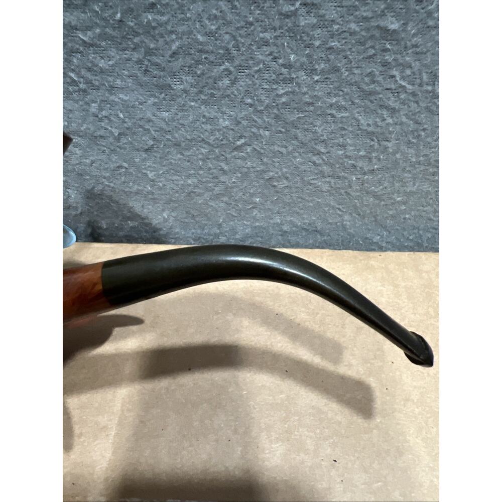 Algerian Briar Tobacco Estate Pipe Edward Wood Base Curved Mouth France - Picture 5 of 11